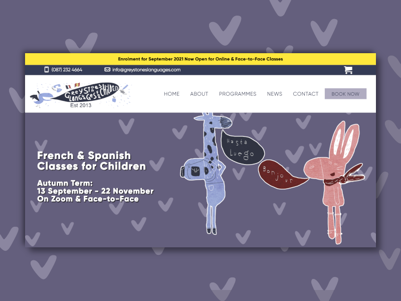 Language School E-Commerce Website Design Dublin