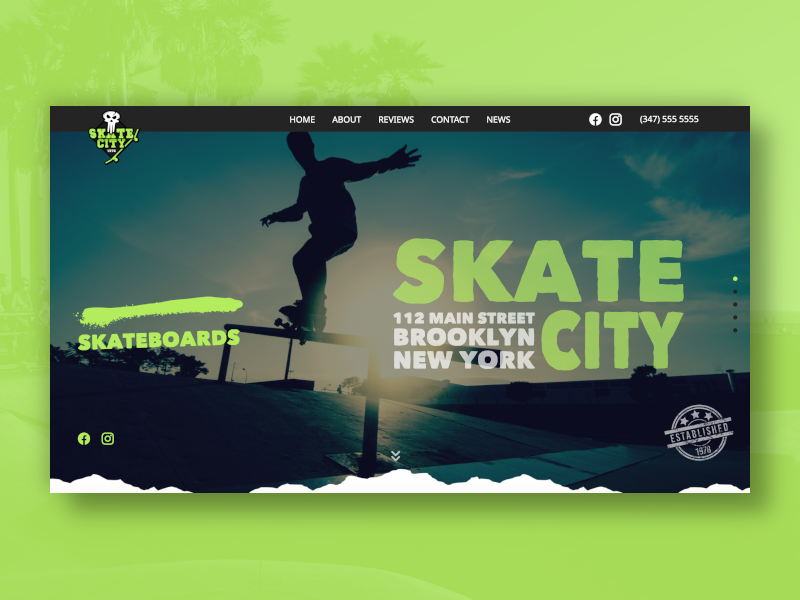 Skate Store E-Commerce Web Design Development Blanchardstown Dublin