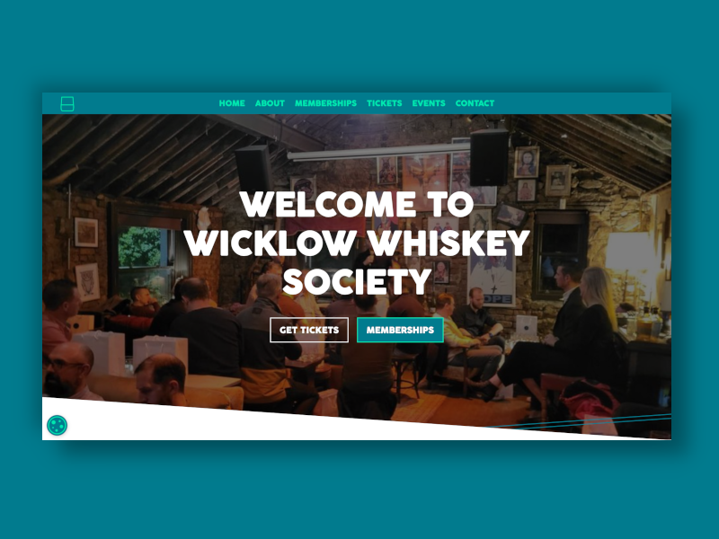 Whiskey bar web design Dublin