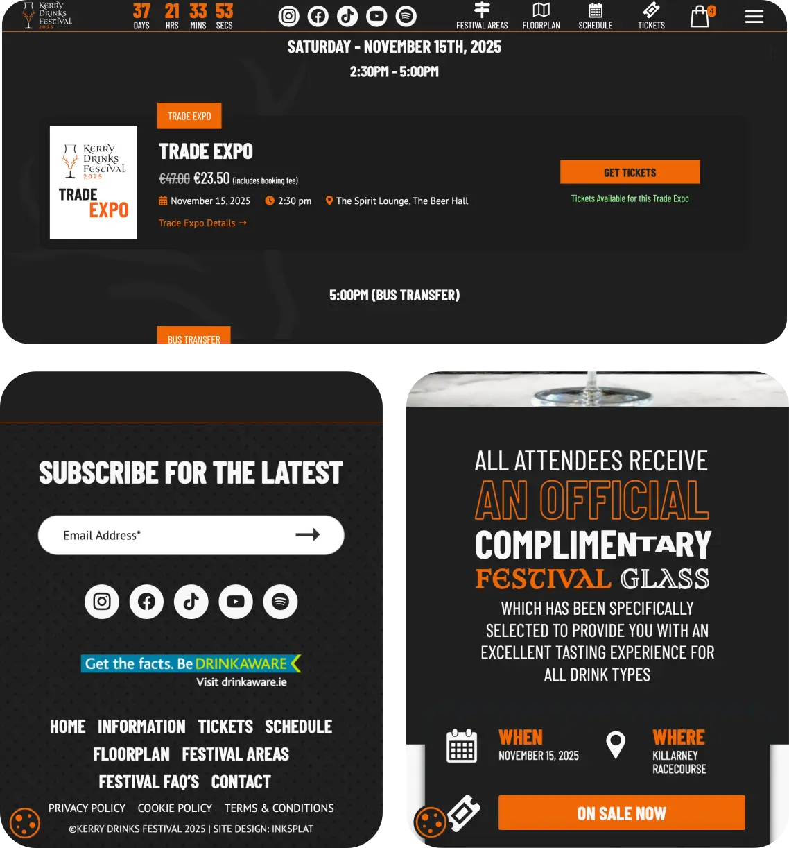 festival websites