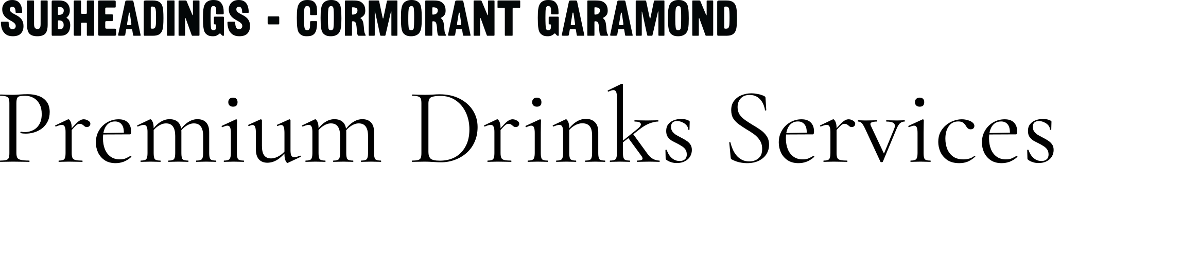 Cormorant Garamond